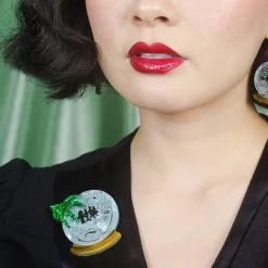 Erstwilder Crystal Ball Brooch^ Brooches