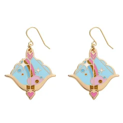 Erstwilder Cupid'S Aim Enamel Drop Earrings^ Enamel Earrings