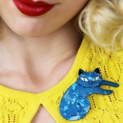 Erstwilder Curling Cassandra Cat Brooch^ Brooches