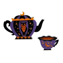 Erstwilder Cursed Cuppa? Brooch^ Brooches