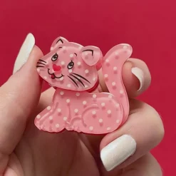 Erstwilder Custard Cat Mini Brooch^ Brooches