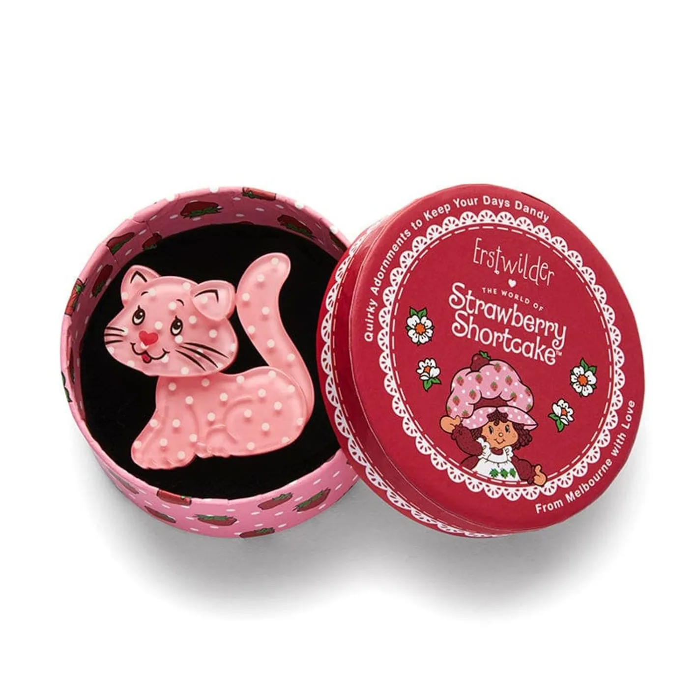 Erstwilder Custard Cat Mini Brooch^ Brooches