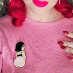 Erstwilder Cute Butt Club Brooch^ Brooches