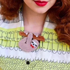 Erstwilder Cyril The Sloth Necklace^ Necklaces