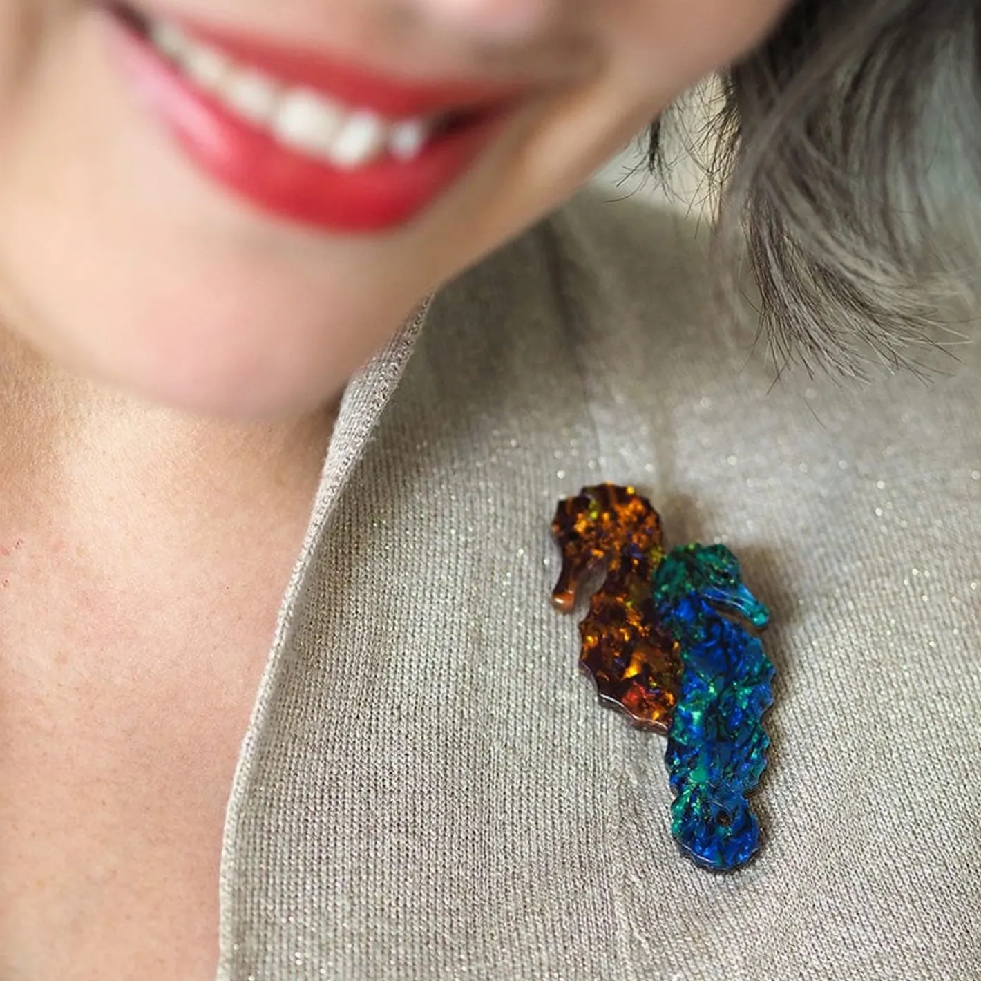 Erstwilder Dance Partners Brooch^ Brooches