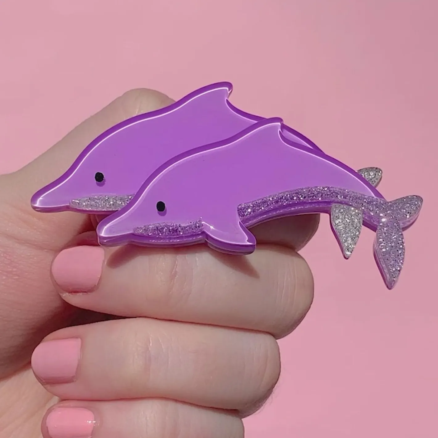Erstwilder Dancing Dolphins Brooch^ Brooches