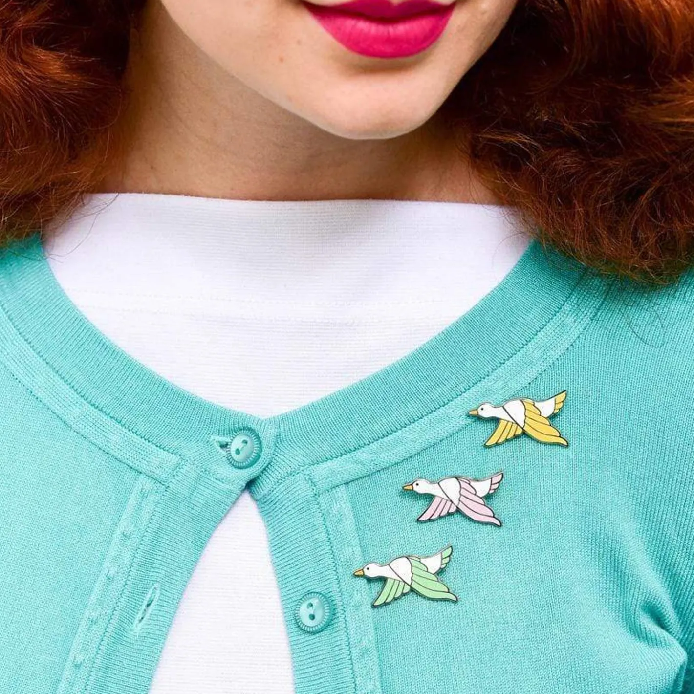 Erstwilder Dancing Duck Enamel Pin^ Enamel Pins