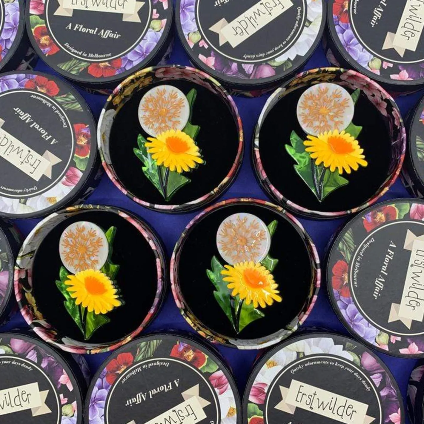 Erstwilder Dandelion'S Ballad Brooch^ Brooches