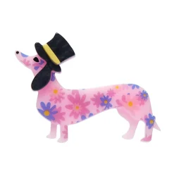 Erstwilder Dapper Dachsund Mini Brooch^ Brooches