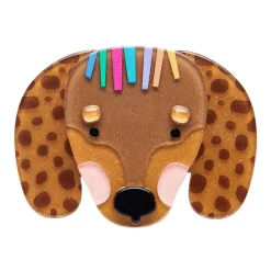Erstwilder Darcy The Dachshund Brooch^ Brooches