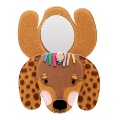 Erstwilder Darcy The Dachshund Mirror Compact^ Mirror Compacts