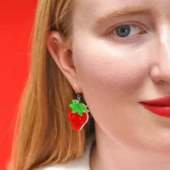 Erstwilder Darling Strawberry Drop Earrings^ Earrings