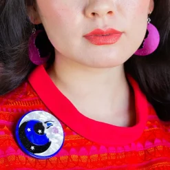 Erstwilder Dead Of Night Brooch^ Brooches