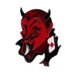 Erstwilder Deal With The Devil Brooch^ Brooches