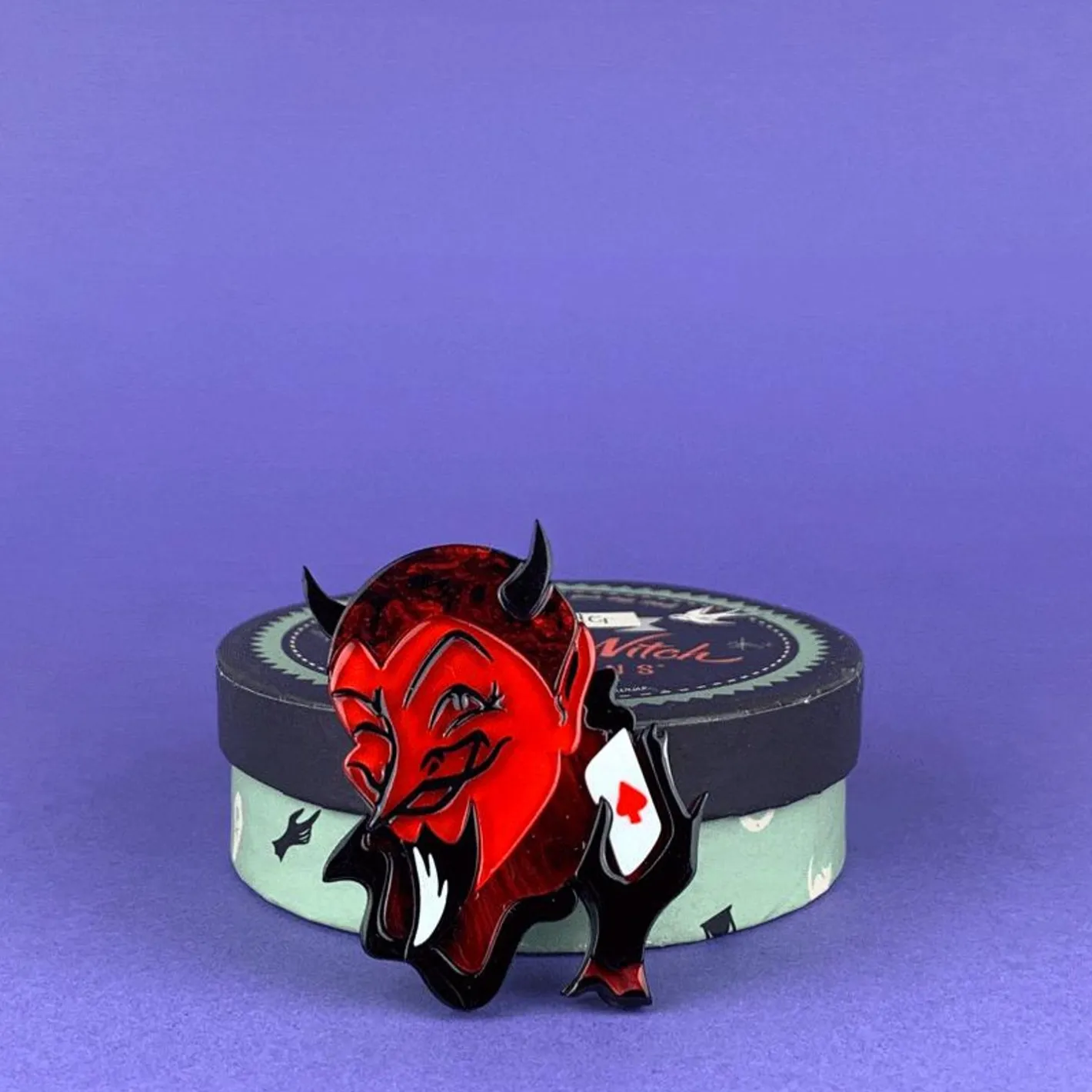 Erstwilder Deal With The Devil Brooch^ Brooches