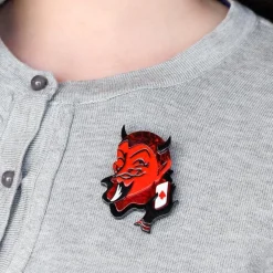 Erstwilder Deal With The Devil Brooch^ Brooches