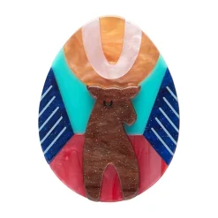 Erstwilder Deer Of Prosperity Brooch^ Brooches