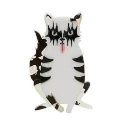 Erstwilder Detroit Rock City Cat Brooch^ Brooches
