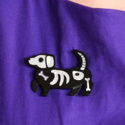 Erstwilder Doggo Darkness Brooch^ Brooches