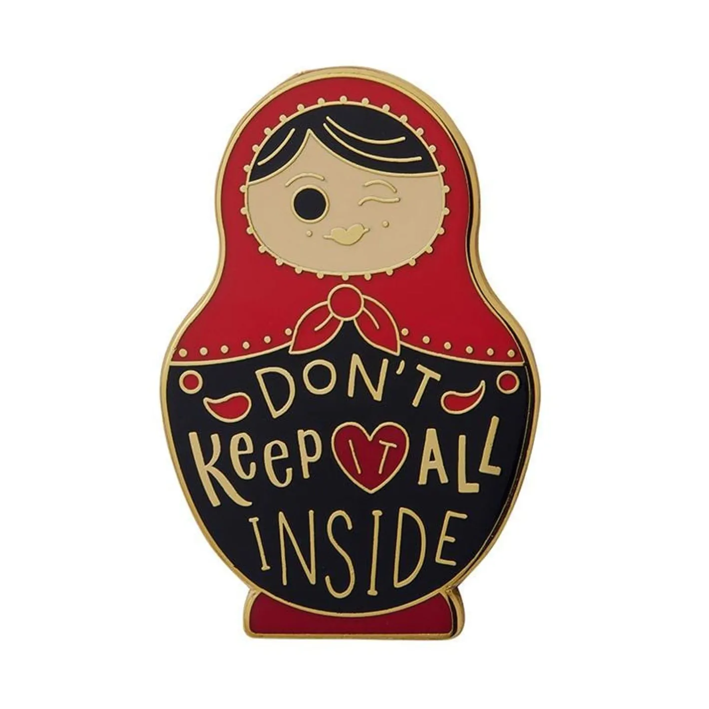 Erstwilder Don'T Keep It All Inside Enamel Pin^ Enamel Pins