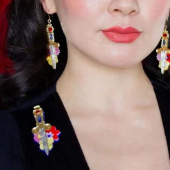 Erstwilder Double-Edged Delight Brooch^ Brooches