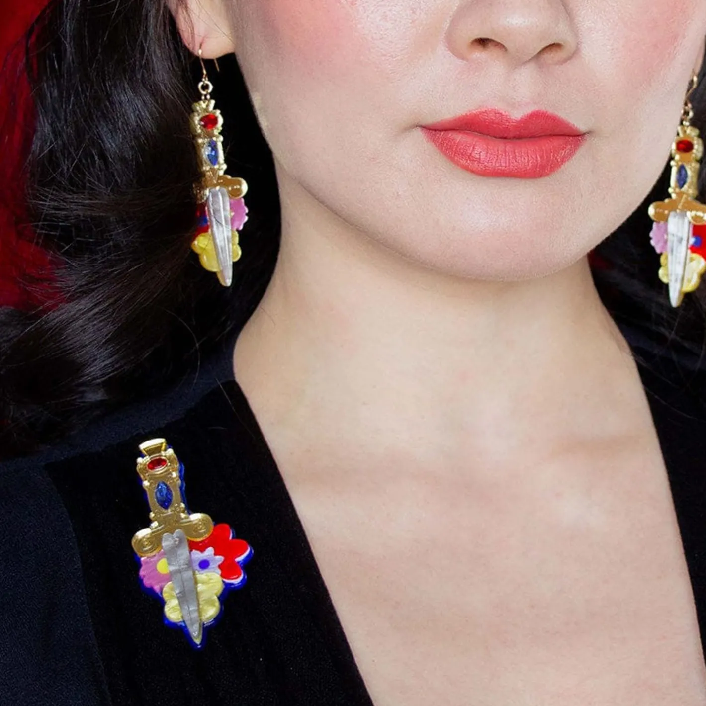 Erstwilder Double-Edged Delight Brooch^ Brooches
