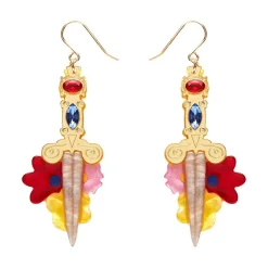 Erstwilder Double-Edged Delight Drop Earrings^ Earrings