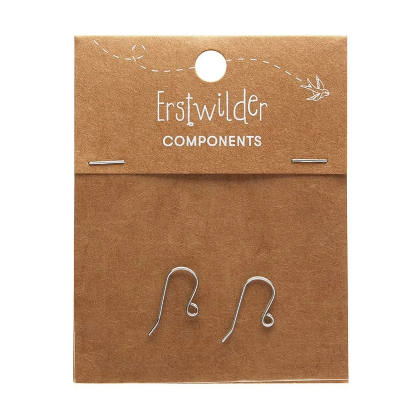 Erstwilder Earring Hooks (Steel) - 1 Pair^ Components