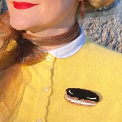 Erstwilder Eclair Au Chocolat Brooch^ Brooches
