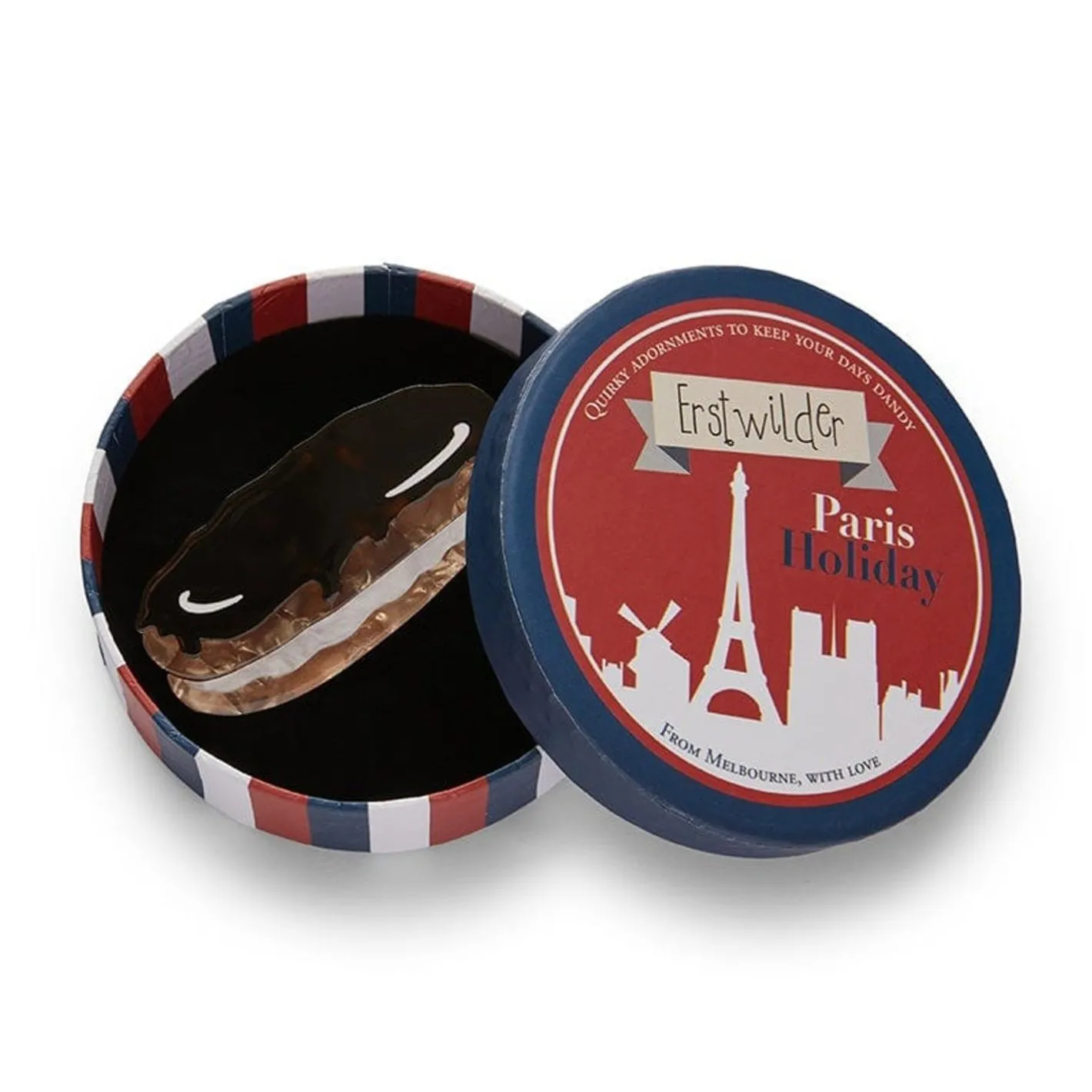 Erstwilder Eclair Au Chocolat Brooch^ Brooches