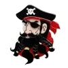 Erstwilder Edward The Exceptional Pirate Brooch^ Brooches