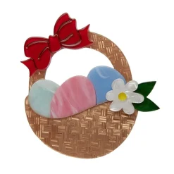 Erstwilder Egg Hunter'S Hamper Brooch^ Brooches