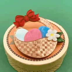 Erstwilder Egg Hunter'S Hamper Brooch^ Brooches