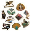 Erstwilder Egyptian Revival Enamel Pin Pack - 10 Piece^ Enamel Pins