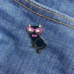 Erstwilder Elissa The Indie Cat Enamel Pin^ Enamel Pins