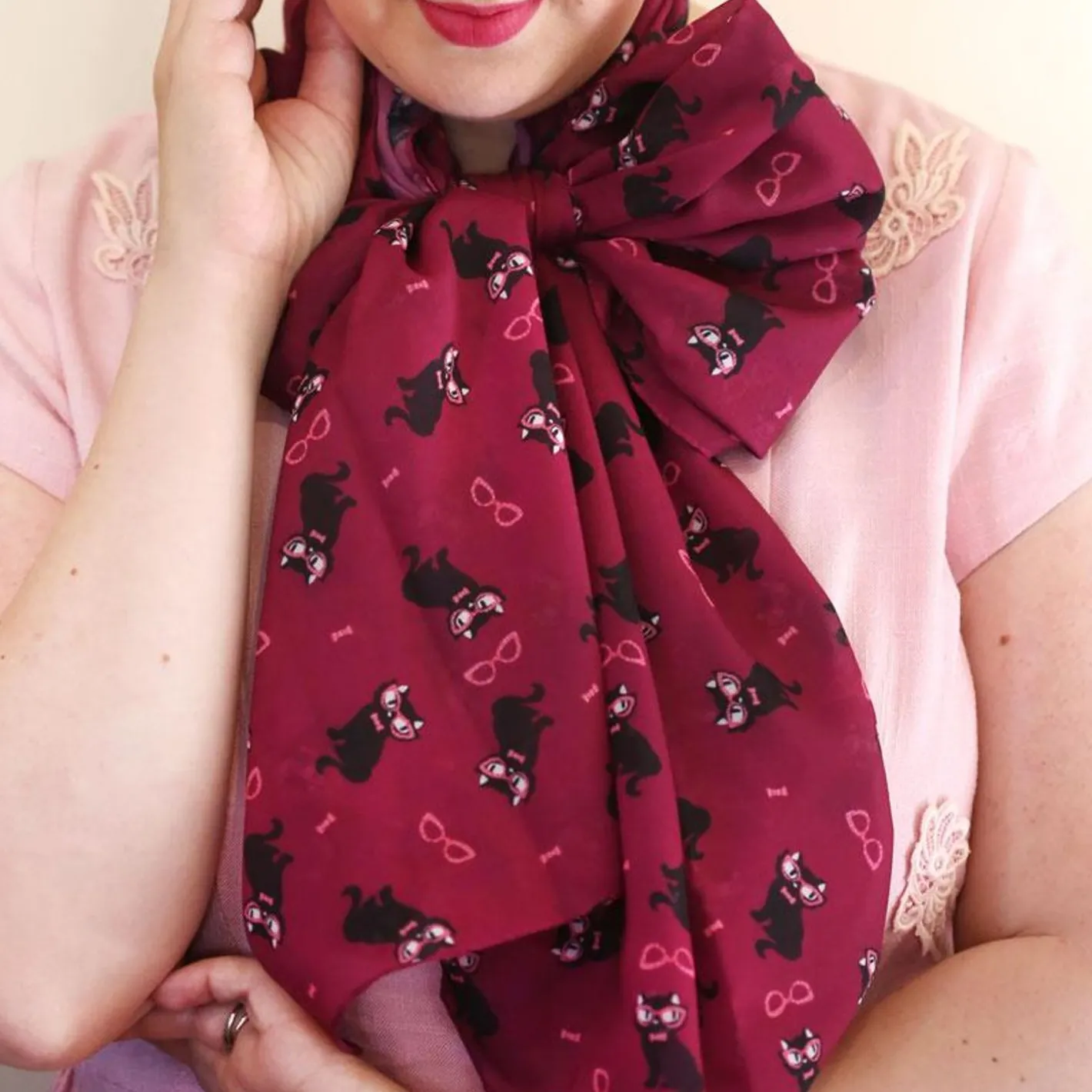 Erstwilder Elissa The Indie Cat Large Neck Scarf^ Scarves