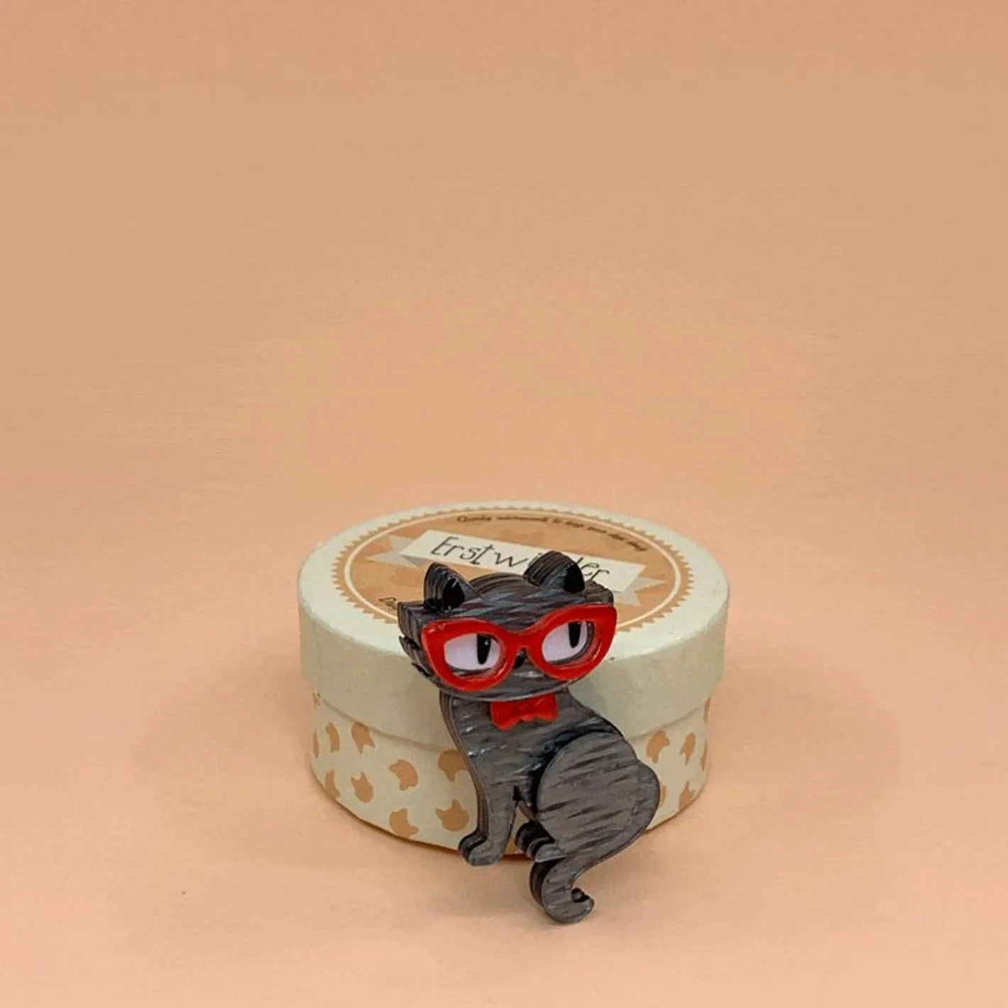Erstwilder Elissa The Indie Cat Mini Brooch^ Brooches