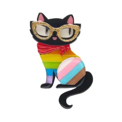 Erstwilder Elissa The Rainbow Cat Brooch^ Brooches
