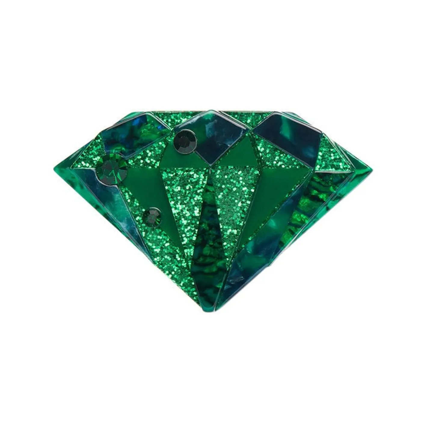 Erstwilder Emerald Brooch^ Brooches