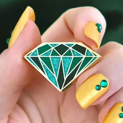 Erstwilder Emerald Enamel Pin^ Enamel Pins