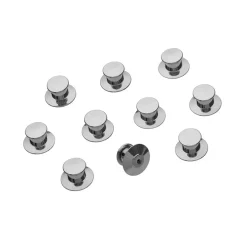 Erstwilder Enamel Pin Metal Locking Clasp 10-Pack - Silver^ Components