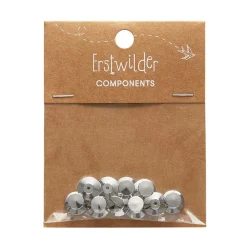 Erstwilder Enamel Pin Metal Locking Clasp 10-Pack - Silver^ Components