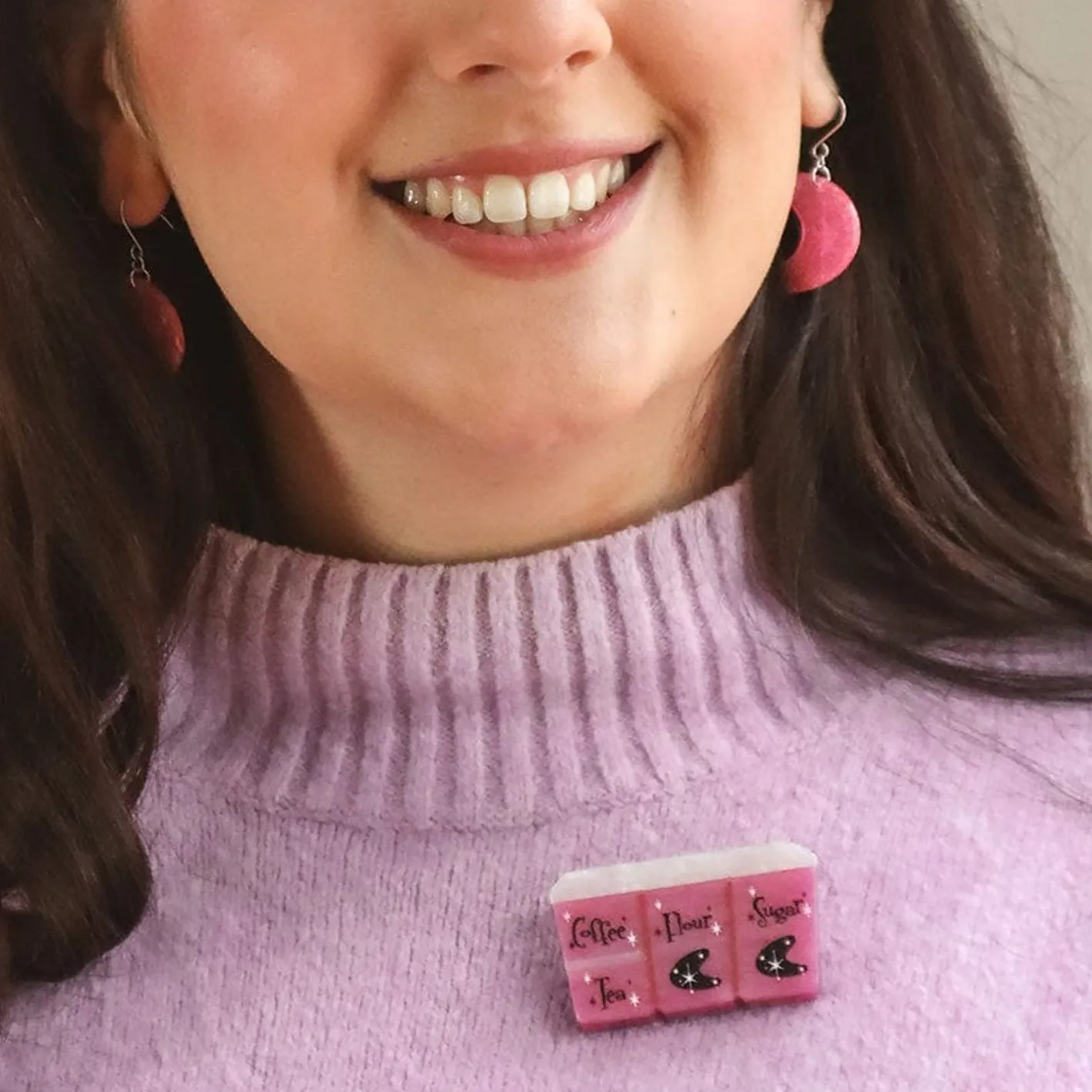 Erstwilder Essential Ingredients Brooch - Pink^ Brooches