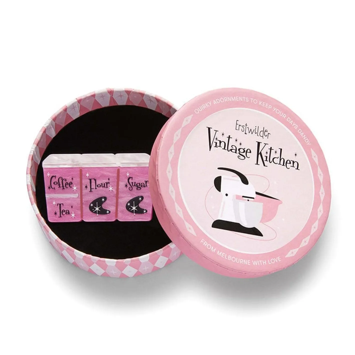 Erstwilder Essential Ingredients Brooch - Pink^ Brooches