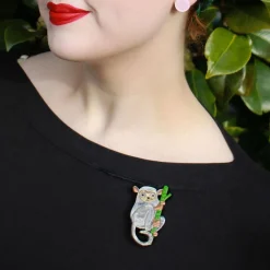Erstwilder Eyes Wide Open Tarsier Brooch^ Brooches