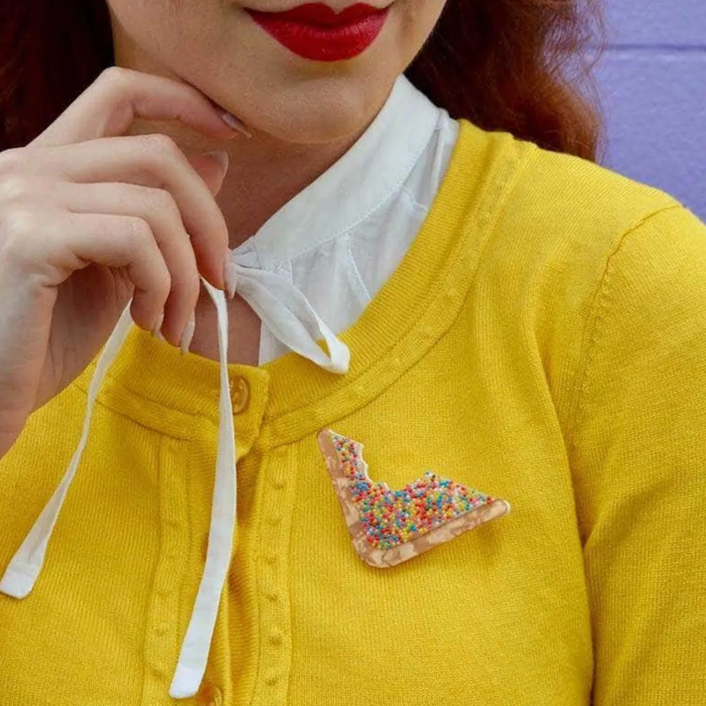 Erstwilder Fairy Bread Brooch^ Brooches