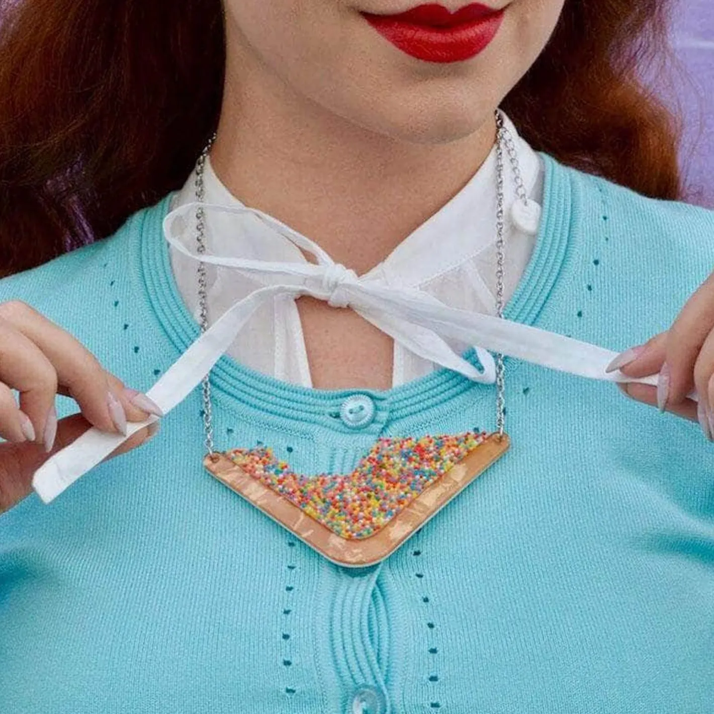 Erstwilder Fairy Bread Necklace^ Necklaces