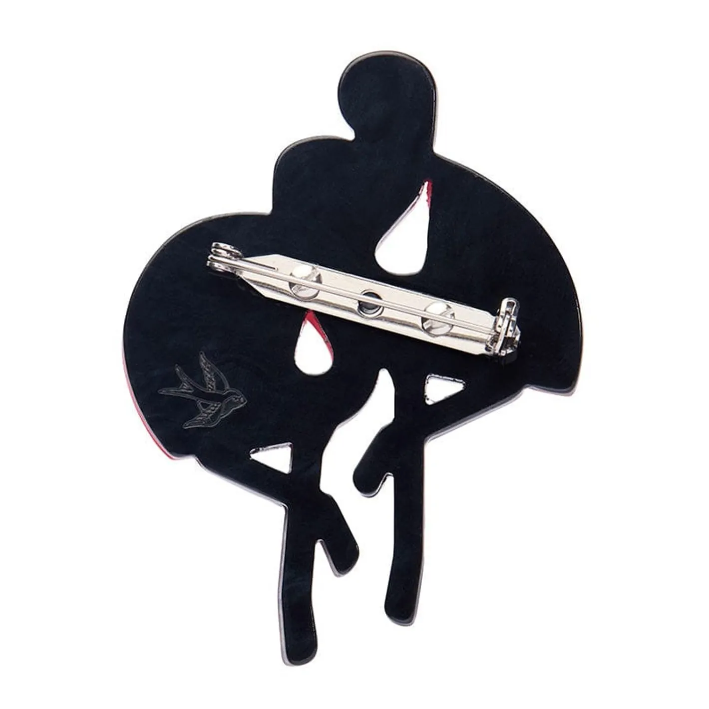 Erstwilder Feather Dancers Brooch^ Brooches