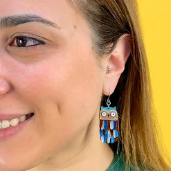 Erstwilder Feather Dress Drop Earrings^ Earrings