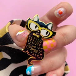 Erstwilder Feline Fine Enamel Pin^ Enamel Pins